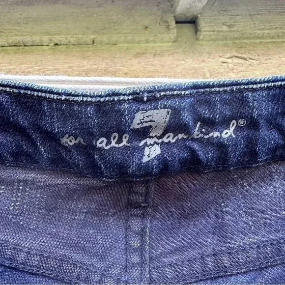 7 For All Mankind Original Bootcut Jeans in Dark Wash  excellent condition Sz30” - Picture 3 of 7